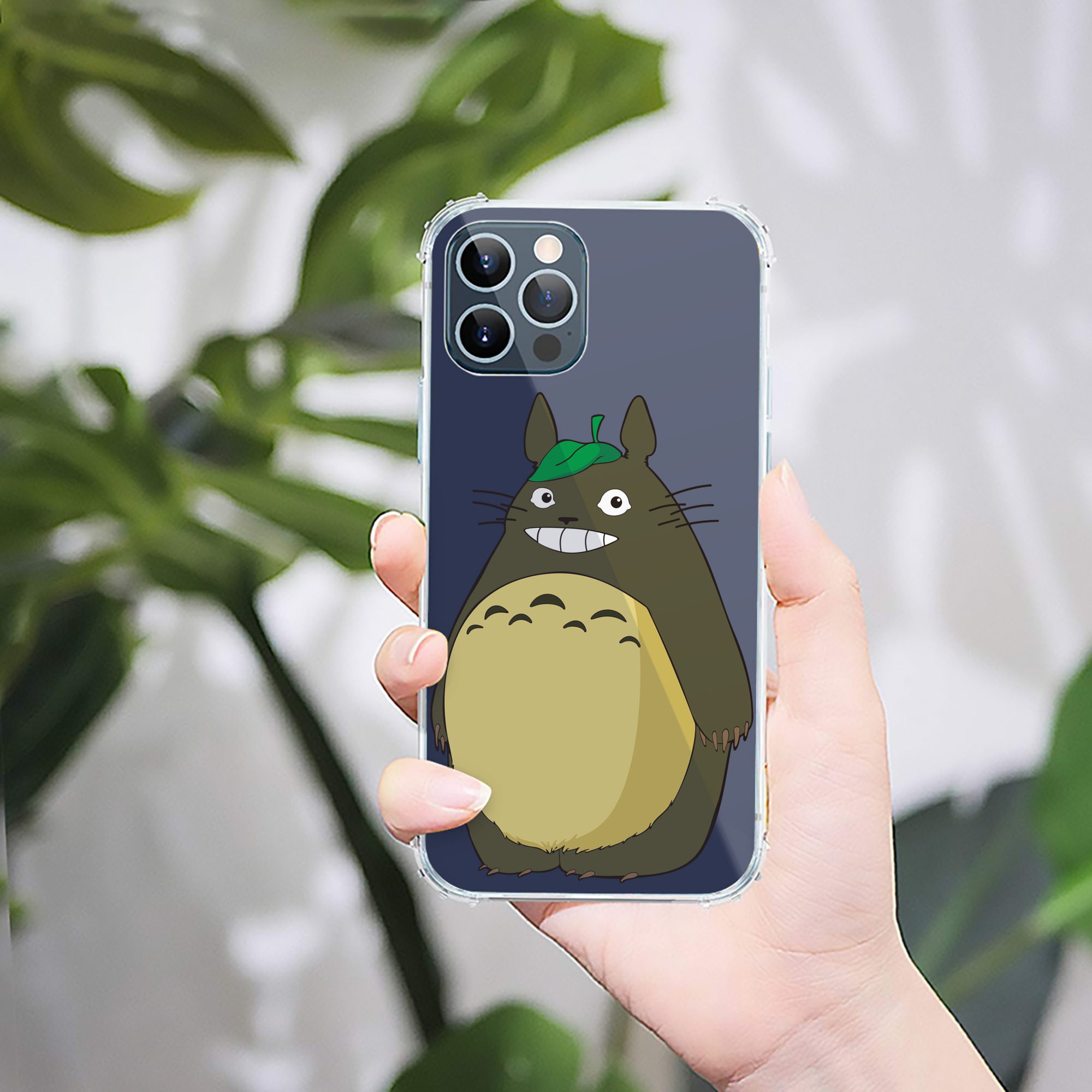 （画像用） となりのトトロ 草壁メイ 草壁サツキ My Neighbor Totoro Satsuki Kusakabe Mei Kusakabe 【iPhone 12シリーズ対応】透明スマホケース（クリアソフトケース）